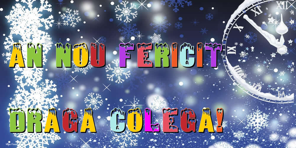 Felicitari frumoase de Anul Nou pentru Colega | An nou fericit draga colega!
