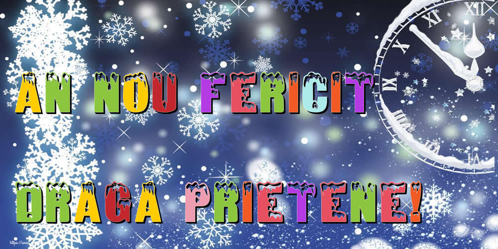 Felicitari frumoase de Anul Nou pentru Prieten | An nou fericit draga prietene!