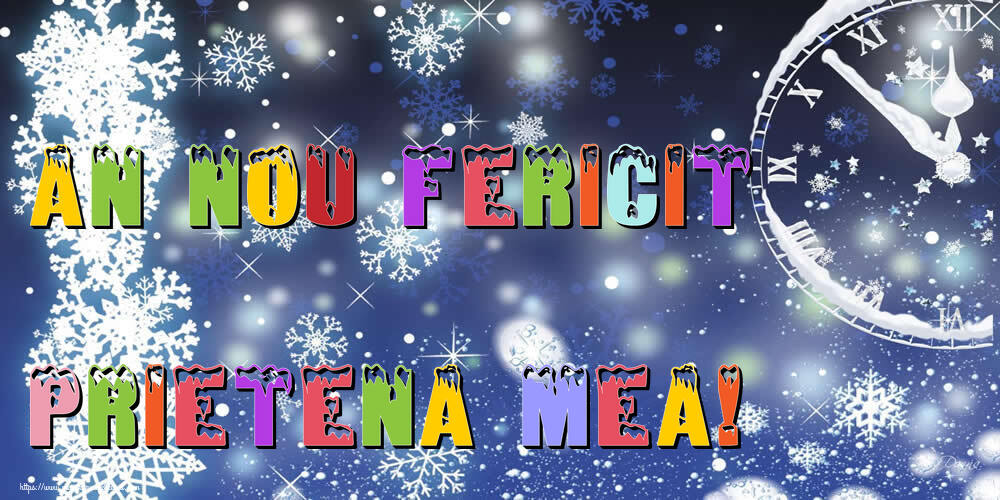 Felicitari frumoase de Anul Nou pentru Prietena | An nou fericit prietena mea!