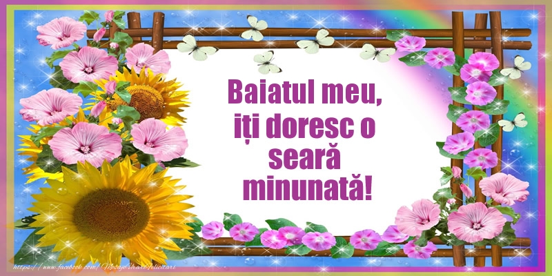 Felicitari frumoase de buna seara pentru Baiat | Baiatul meu, iți doresc o seară minunată!