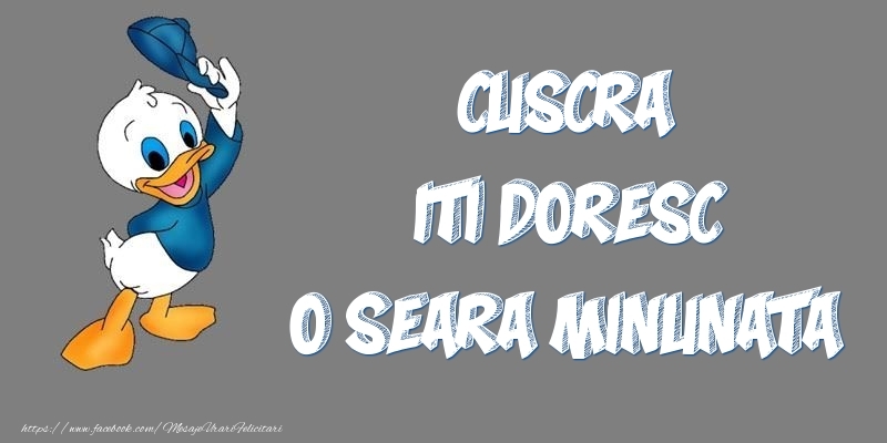 Felicitari frumoase de buna seara pentru Cuscra | Cuscra iti doresc o seara minunata