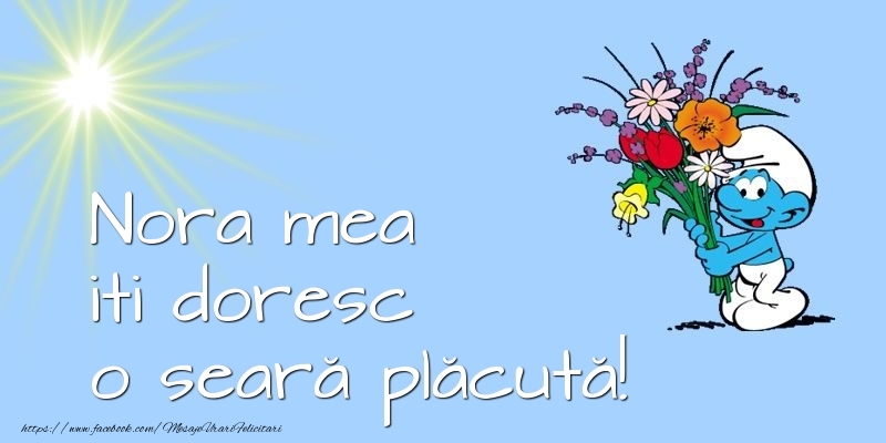 Felicitari frumoase de buna seara pentru Nora | Nora mea iti doresc o seară plăcută!