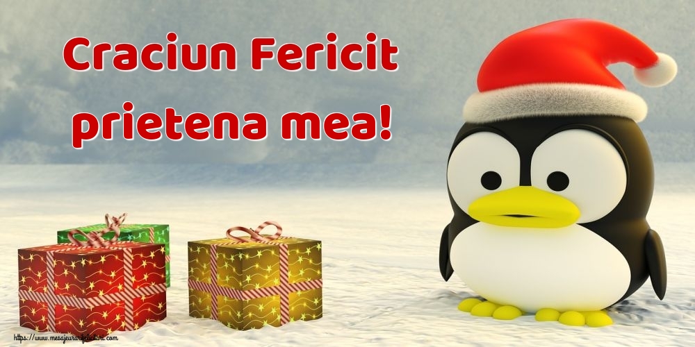 Felicitari frumoase de Craciun pentru Prietena | Craciun Fericit prietena mea!