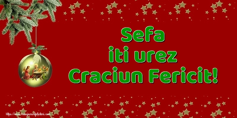 Felicitari frumoase de Craciun pentru Sefa | Sefa iti urez Craciun Fericit!