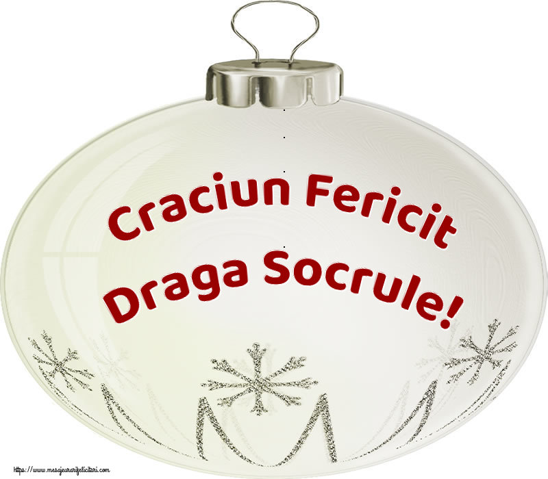 Felicitari frumoase de Craciun pentru Socru | Craciun Fericit draga socrule!