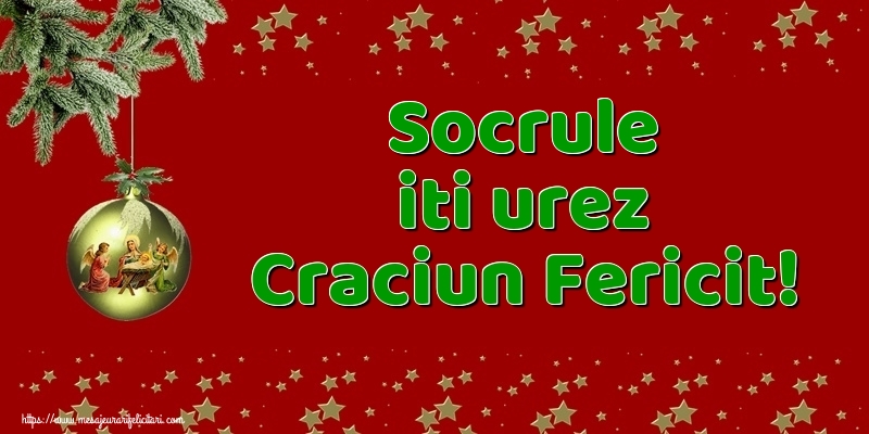 Felicitari frumoase de Craciun pentru Socru | Socrule iti urez Craciun Fericit!
