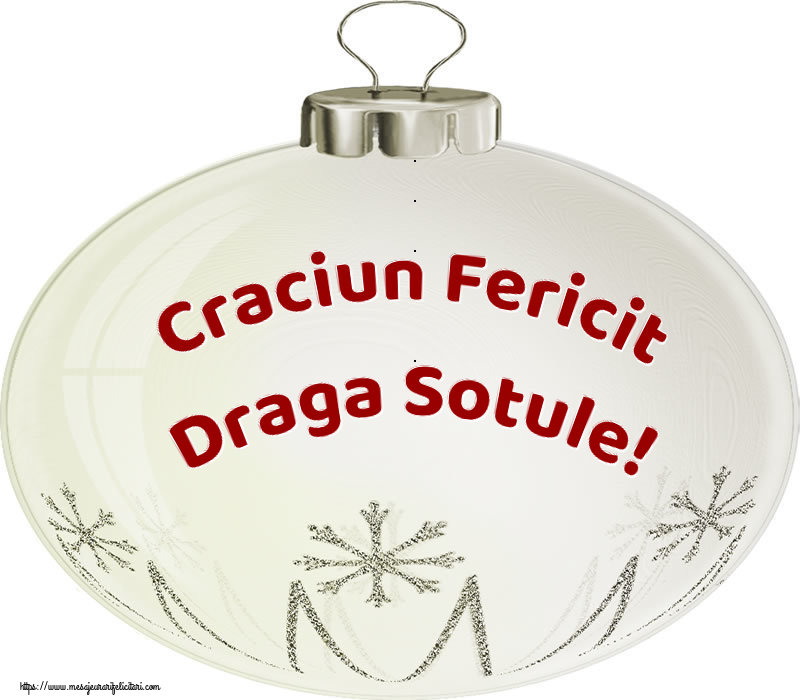 Felicitari frumoase de Craciun pentru Sot | Craciun Fericit draga sotule!