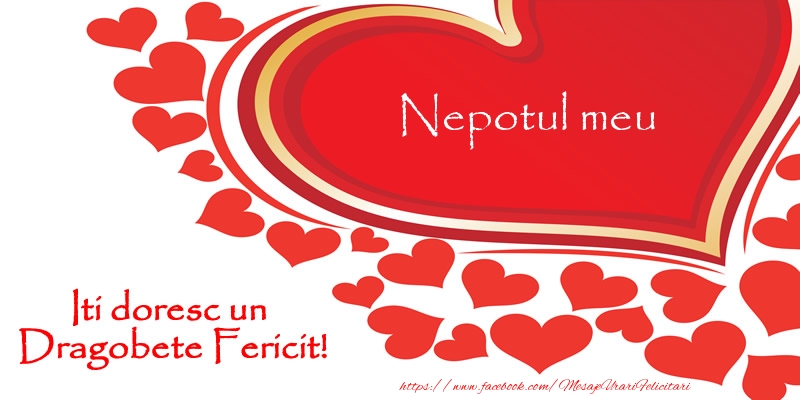 Felicitari frumoase de Dragobete pentru Nepot | Nepotul meu iti doresc un Dragobete Fericit!