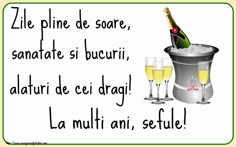 Felicitari frumoase de la multi ani pentru Sef | Zile pline de soare, sanatate si bucurii, alaturi de cei dragi! La multi ani, sefule!