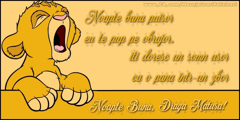 Felicitari frumoase de noapte buna pentru Matusa | Noapte buna, draga matusa!